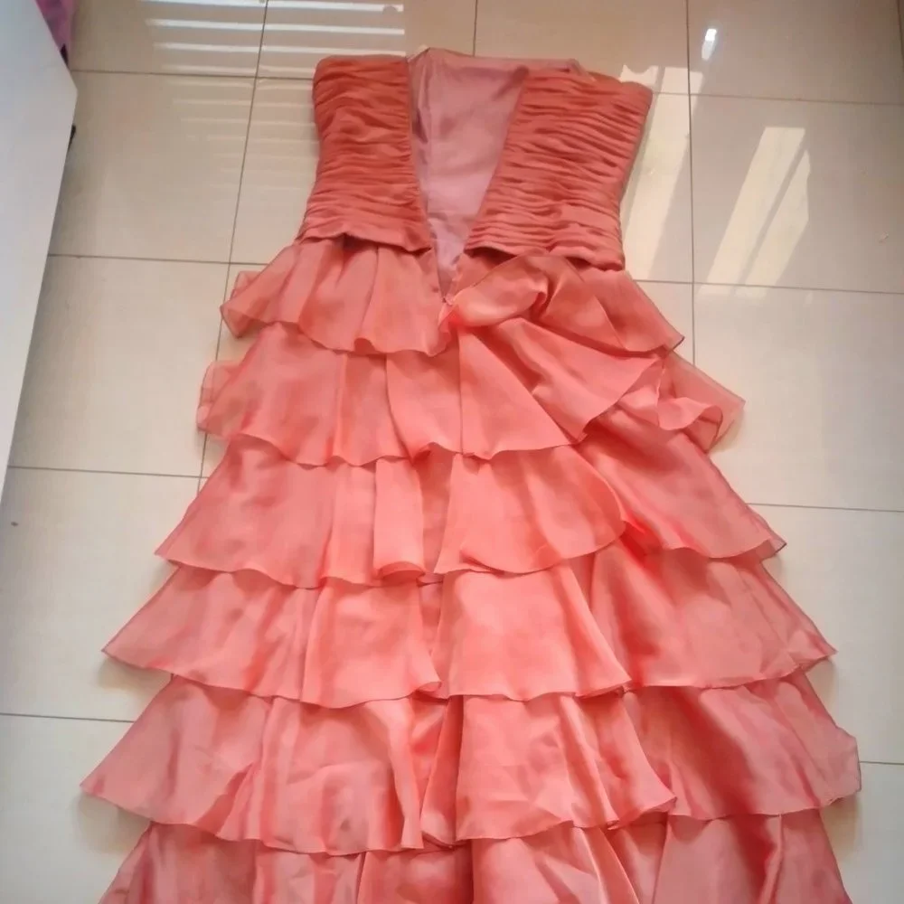 CORAL PROM DRESS - Picture 5 of 5